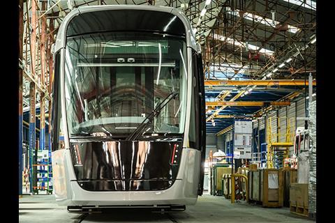 Eight of Alstom’s 12 sites in France are involved in production of the Citadis trams for Caen.